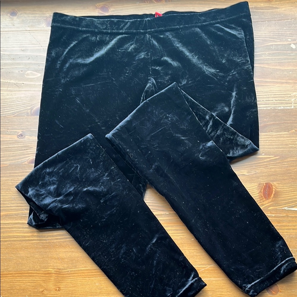 Black Velour Leggings